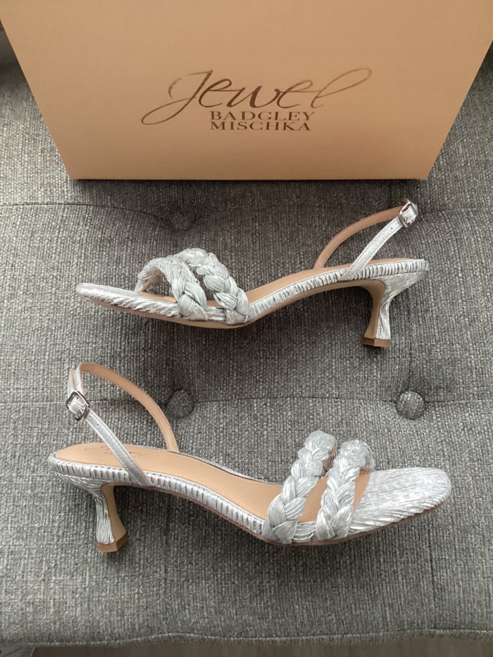 Jewel Badgley Mischka Sharon Slingback Sandal (Women) - Picture 4 of 16